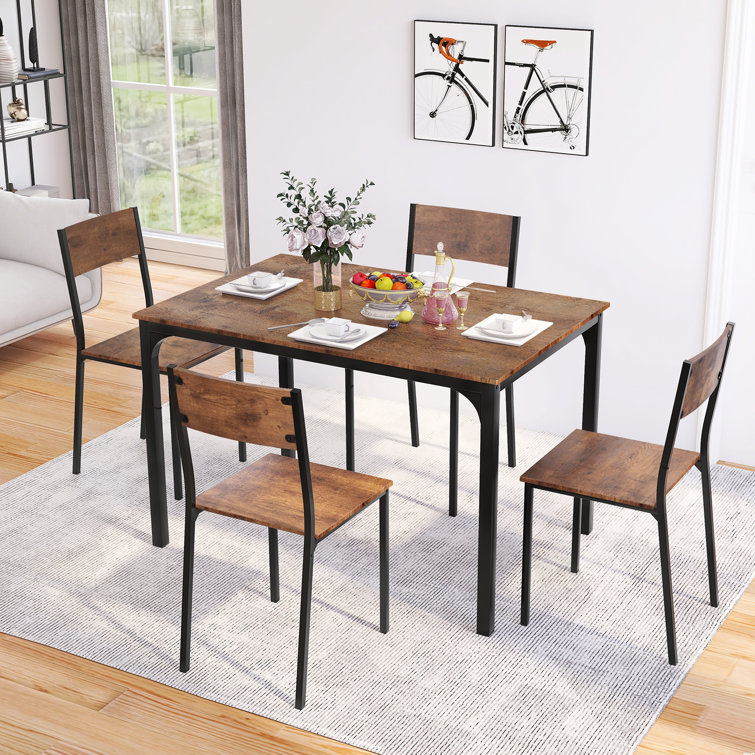 17 Stories ArcherJames 4 Person Dining Set & Reviews Wayfair.co.uk